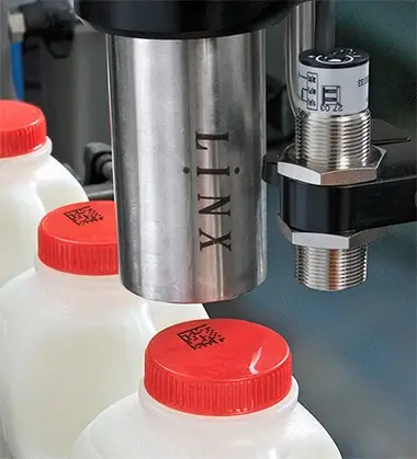 Linx 8830, impressão de códigos de barra e códigos 2D