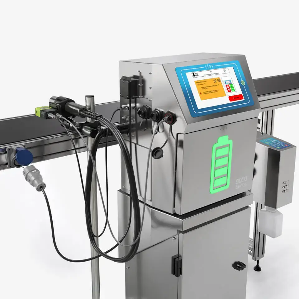 Linx série 9000 com bateria interna Linx PrintProtect